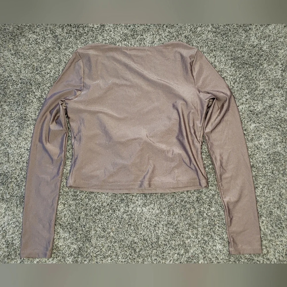 Elodie| Cowl Square Neck Long Sleeve Top - Picture 5 of 5